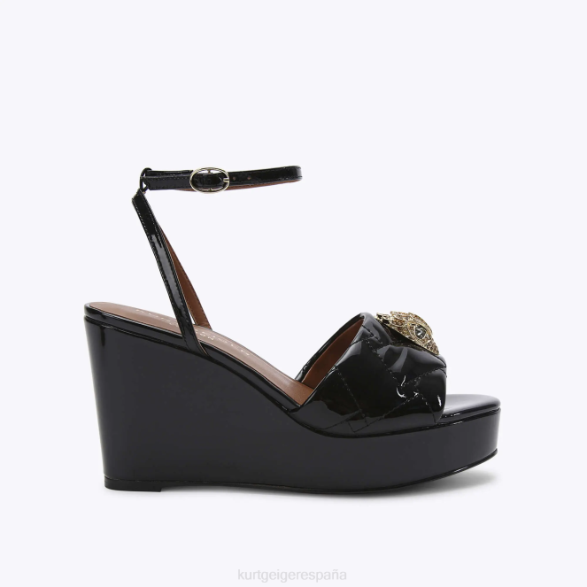 Kurt Geiger mujer cuña kensington londres 2LPR346 | calzados negro